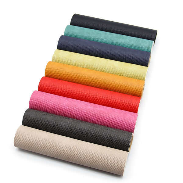 Weave Faux Synthetic Leather Set 9piece/set 7.7*12.9inch Fabric Sheets For DIY Bows Leather Crafts Handmade Material