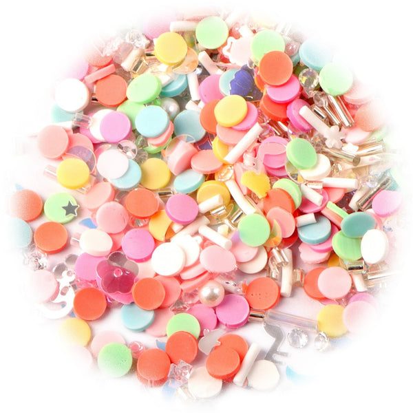 10g Pearl Round Polymer Clay Series Sequins, Plastic DIY Bead Jewelry, Nail Art Filler, Professional Manicure Supplies, Holiday Nail Design