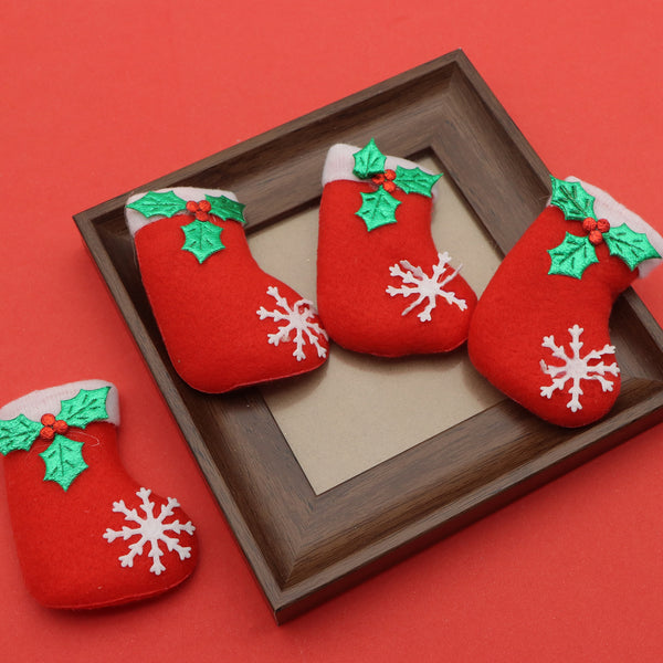 5Pcs Cute Christmas Sock DIY Craft Supplies for Creative Accessories,  - Perfect for Arts and Crafts Projects, Party Favors, and Gift Giving