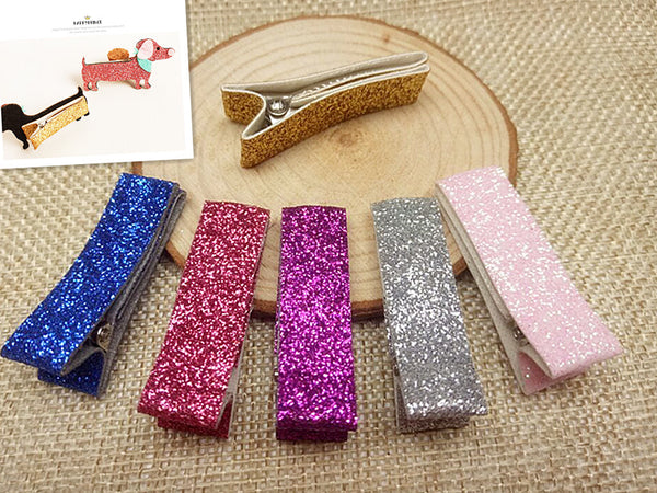 5pcs glitter Glitter safety clip DIY jewelry accessories new hair accessories