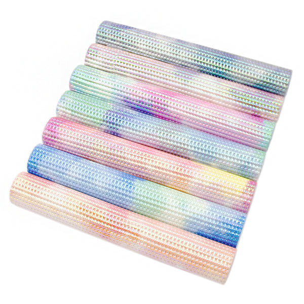 1pcs Weaved Tie Dye Bump Texture Faux Synthetic Leather  7.7*12.9inch Fabric Sheets For DIY Bows, Waist Belt, Earrings, Handbag, Phone Case, Pencil Case ,Shoes Bags Artificial Leather Crafts Handmade Material