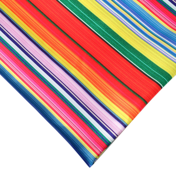 1pc 57x19.68inch Rainbow Stripe Print Smooth Satin Fabric Quilting Fabrics Craft DIY Handmade Doll Clothes Fabric For Patchwork DIY Handmade Craft Sewing Supplies (75gsm)