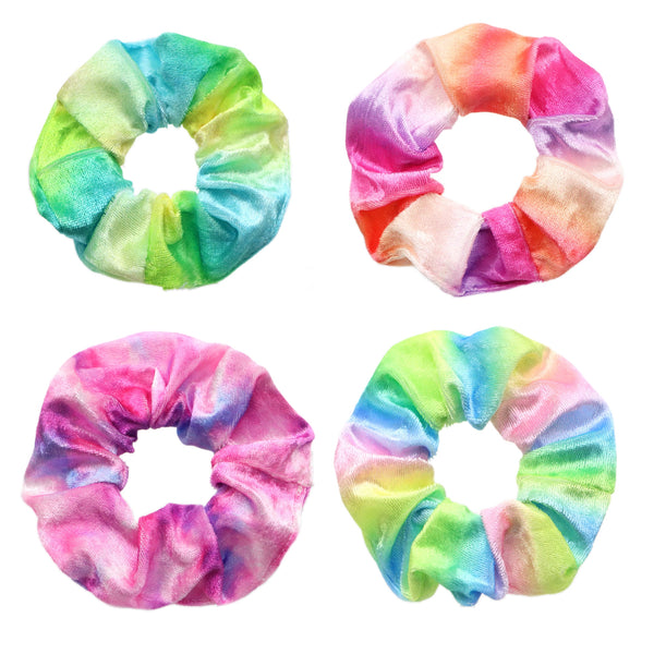 1pc Bohemian Tie Dye Hair Scrunchies for Women and Girls - Soft Fabric Retro Hair Ties for Curly, Fine, Thick, and Thin Hair - Stylish and Comfortable Hair Accessories