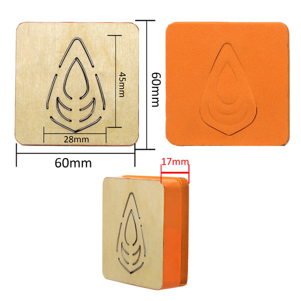 1pc Diy Knife Mold Earrings Wooden Cutting Dies Non-woven Leather Cutting For Common Big Shot And Sizzix Machines Scrapbook Die Cut