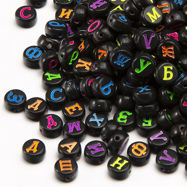 20g/pack about 140pieces Acrylic Letter  Mixed Color Beads  letter beads with holes, letters are random for DIY Bracelets and Necklaces - Perfect for Small Business Jewelry Making and Craft Supplies