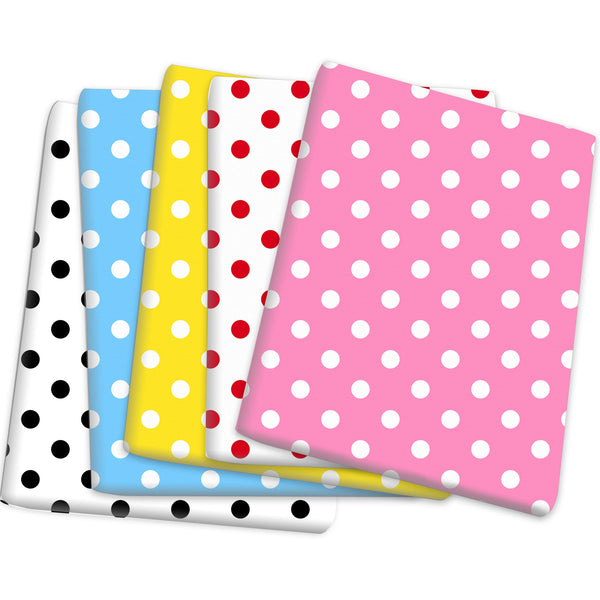 1pc 19.68x17.7inch Polka Dot Pattern Patchwork Sewing Quilting Fabric DIY Patchwork DIY Handmade Fabric DIY Clothes Pants Dress Fabric Cloth Crafts Home Textile Patch Tissue