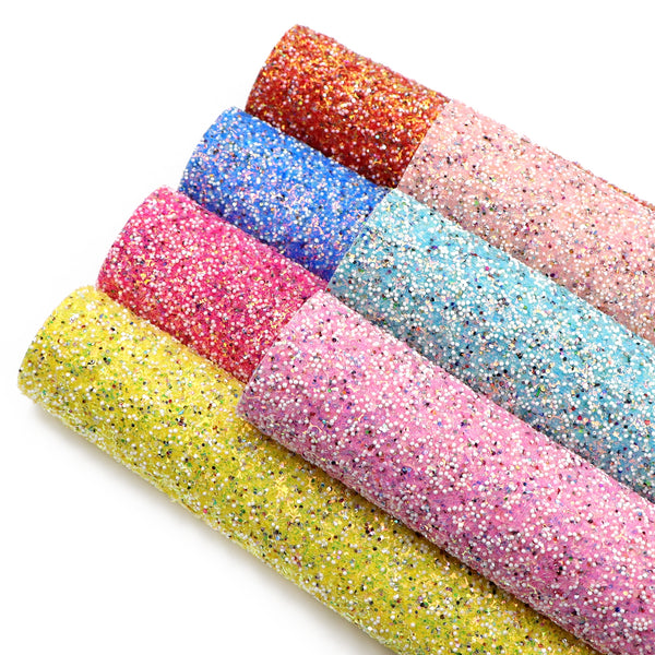 1pcs sequins beads Faux Synthetic Leather  7.7*12.9inch Fabric Sheets For DIY Bows, Waist Belt, Earrings, Handbag, Phone Case, Pencil Case ,Shoes Bags Artificial Leather Crafts Handmade Material