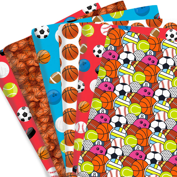 1pc Sports Series Basketball Pattern Quilting Fabric-17.7x19.68inch(45x50cm) Polyester Cotton Craft Fabrics DIY Handmade Projects Doll Clothes Fabric Precut For Patchwork Craft(108gsm)