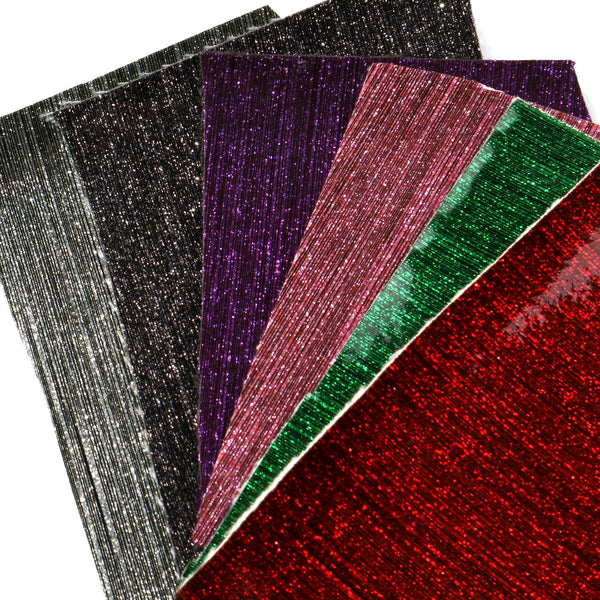 1pcs stripe glitter Faux Synthetic Leather  7.7*12.9inch Fabric Sheets For DIY Bows, Waist Belt, Earrings, Handbag, Phone Case, Pencil Case ,Shoes Bags Artificial Leather Crafts Handmade Material