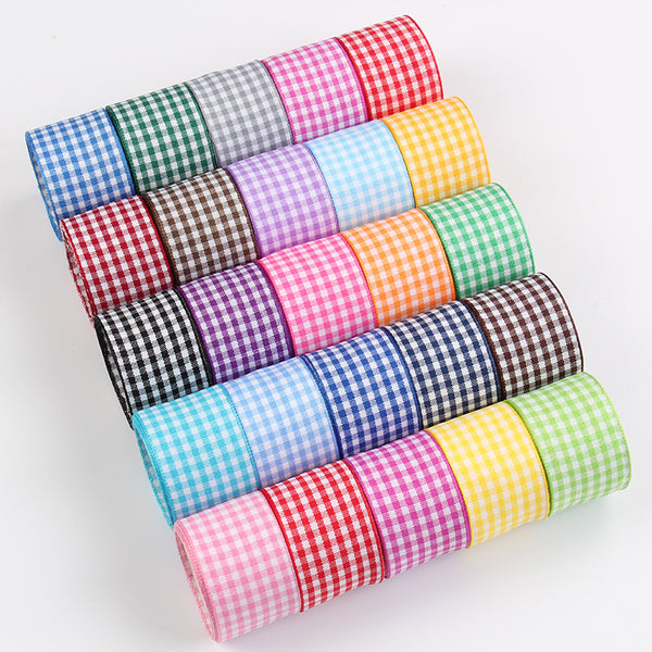 1pc,16mm/25mm/38mm 5yards Scottish Plaid Ribbon for Clothing Accessories Cake Gift Box Packaging Bouquet Hair Accessories Bow Handmade Diy Party Decor