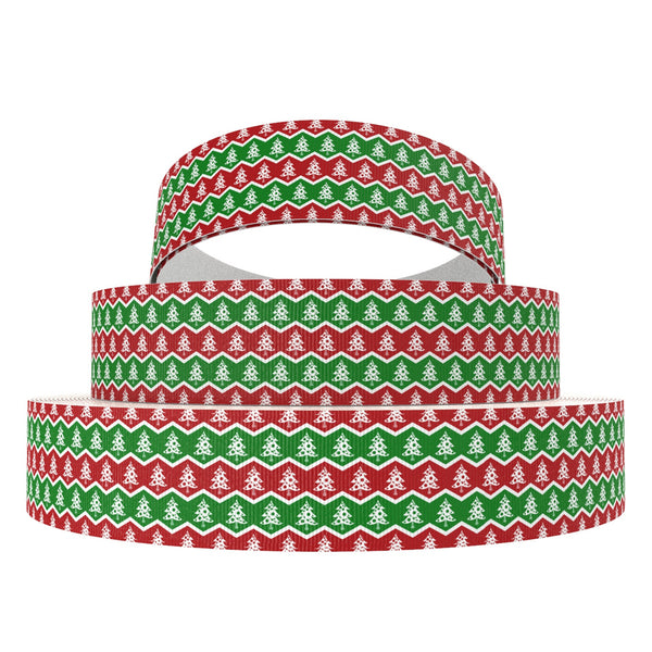 1 Roll,0.62Inch/16mm X 5 Yards/roll deer santa christmas tree Crutch grosgrain Ribbon For Wreaths Gift Wrapping Party Decoration DIY Hair Bows Crafts Headwear Hair Accessories Garment Decor