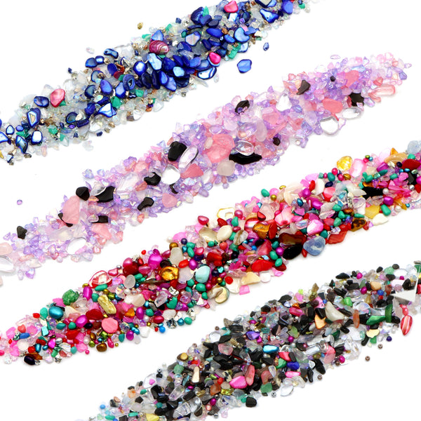 50g/pack Glass Stone Resin Filling Decoration Colorful Crushed Stones Resin Fillers Crafts Jewelry Making Supplies for DIY Crafts, Nail Art, Handmade Jewelry Making