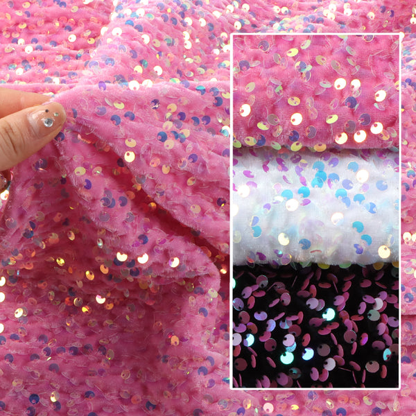 1pc Sequin Fabric-47.24x19.68inch(120x50cm) Glitter And Shiny Embroidery Fabric For DIY Sewing Sequin Table Runner, Sequin Tablecloth, Background Curtain, Dress, Pillowcase, Bag, Headwear