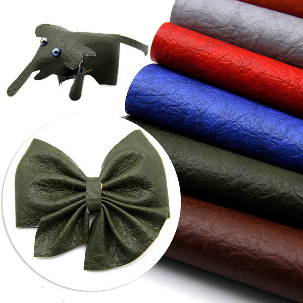 1pcs Bump Texture Faux Synthetic Leather  7.7*12.9inch Fabric Sheets For DIY Bows, Waist Belt, Earrings, Handbag, Phone Case, Pencil Case ,Shoes Bags Artificial Leather Crafts Handmade Material