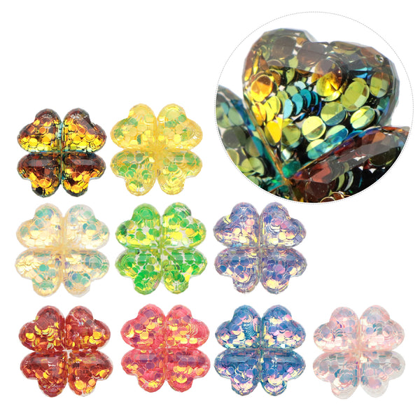 5Pc random color flower 3D Resin Cabochons Charms For Diy Scrapbooking, Jewelry Making & Craft Decorations