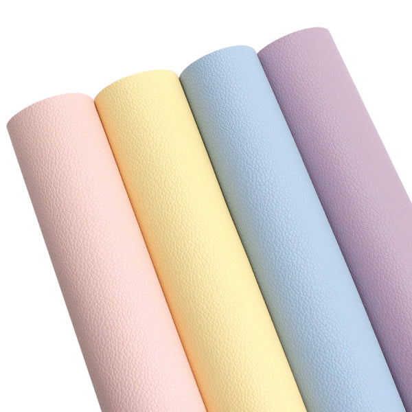 1pcs solid Faux Synthetic Leather  7.7*12.9inch Fabric Sheets For DIY Bows Artificial Leather Crafts Handmade Material