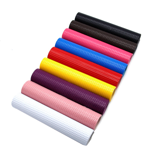 1pcs Weaved Bump Texture Faux Synthetic Leather  7.7*12.9inch Fabric Sheets For DIY Bows, Waist Belt, Earrings, Handbag, Phone Case, Pencil Case ,Shoes Bags Artificial Leather Crafts Handmade Material