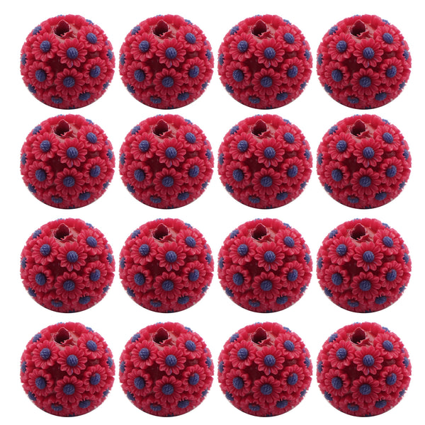 1Pc Daisy Acrylic Beads Blossom Flowers Shaped Loose Spacer Beads with Hole for Jewelry Making DIY Bracelet Necklace Chain Earrings Charm Bangle Decors Craft Supplies