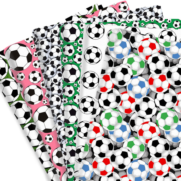 1pc Football Soccer Series Pattern Quilting Fabric-57x19.68inch(145x50cm) Polyester Cotton Craft Fabrics DIY Handmade Projects Doll Clothes Fabric Precut For Patchwork Craft(108gsm)