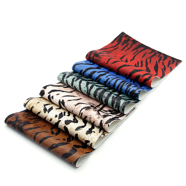 1pcs Zebra Stripe Bump Texture Faux Synthetic Leather  7.7*12.9inch Fabric Sheets For DIY Bows, Waist Belt, Earrings, Handbag, Phone Case, Pencil Case ,Shoes Bags Artificial Leather Crafts Handmade Material