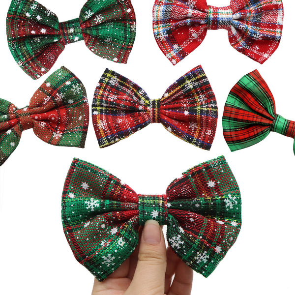 1PC Elegant Classical Christmas Bows Accessories for Holiday decor,Theme Party Decor,DIY hairband and  Hair Clips