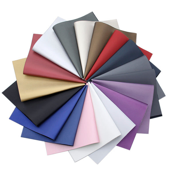 1pcs stripe solid color Pearlescent Faux Synthetic Leather  7.7*12.9inch Fabric Sheets For DIY Bows, Waist Belt, Earrings, Handbag, Phone Case, Pencil Case ,Shoes Bags Artificial Leather Crafts Handmade Material