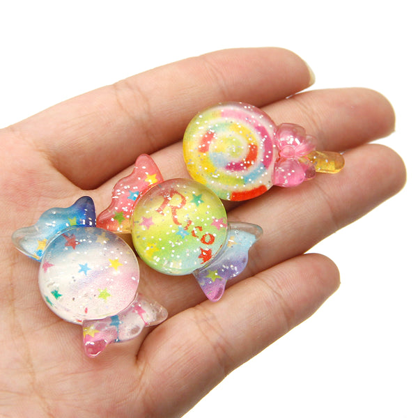 10Pcs/pack 3d Resin Faux Candies heart shape,  Resin Flat Cabochon Accessories For Hair Clips Valentine's Day Decorations For DIY Crafts, Hair Clips, Earrings, Phone Case Accessories, Cake Decorat