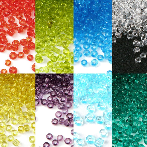 20g/pack 2x2mm Available in multiple colors,translucent  AcrylicVibrant Colorful Miyuki Seed Glass Beads Solid Color Loose Spacer Beads with Hole for Jewelry Making DIY Bracelet Necklace Chain Earrings Charm Bangle Decors Craft Accessories