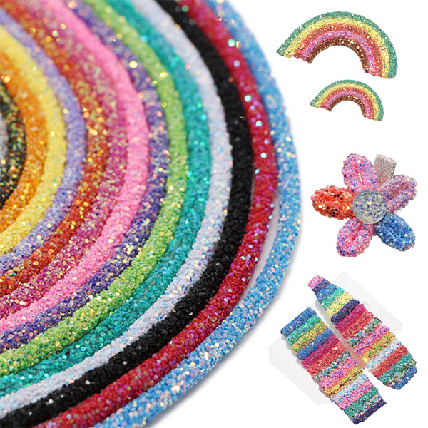 1 Yard Colorful Sequin PVC Tube - Vibrant Rhinestones Cord Rope for Wedding Decorations, Clothing, Shoes, Accessories, DIY Jewelry Making, and Crafting Supplies