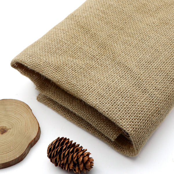 1pc Burlap Fabric Jute Fabric-62.9x19.68inch(160x50cm) Dense Jute Fiber Material for Gardening, Decorations, Wedding Table Runners, DIY Crafts and More