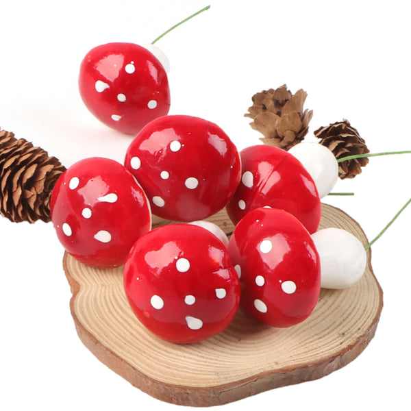 10pcs Realistic Artificial Mushrooms Decor - Modern Home Accent - Lush Artificial Plants - Perfect Party Enhancements for Indoor Spaces