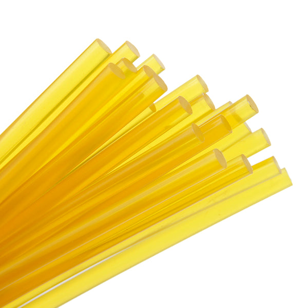 10pcs 250mm 9.84inch Hot Glue Gun Sticks, Glue Gun Sticks, Transparent Hot Glue, Glue Sticks For Hot Glue Gun, yellow color Glue Sticks, Hot Melt Glue Sticks For Factories DIY Craft Shops