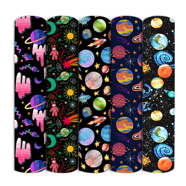 1pc 19.68x17.7inch Planet Stars Starry Sky Pattern Series Quilting Fabric Cotton Craft DIY Handmade Doll Clothes Fabric Precut For Patchwork DIY Handmade Craft Sewing Supplies