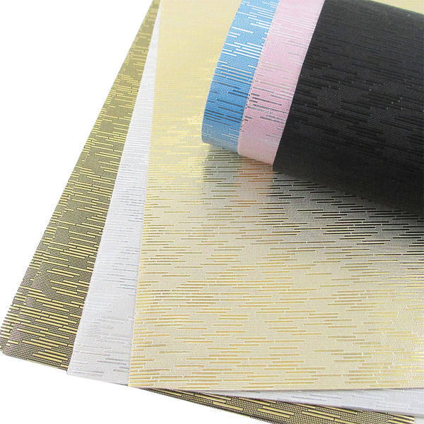 1pcs stripe Bump Texture Faux Synthetic Leather  7.7*12.9inch Fabric Sheets For DIY Bows, Waist Belt, Earrings, Handbag, Phone Case, Pencil Case ,Shoes Bags Artificial Leather Crafts Handmade Material