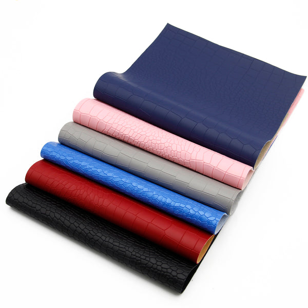 1pcs Faux Synthetic Leather  7.7*12.9inch Fabric Sheets For DIY Bows, Waist Belt, Earrings, Handbag, Phone Case, Pencil Case ,Shoes Bags Artificial Leather Crafts Handmade Material