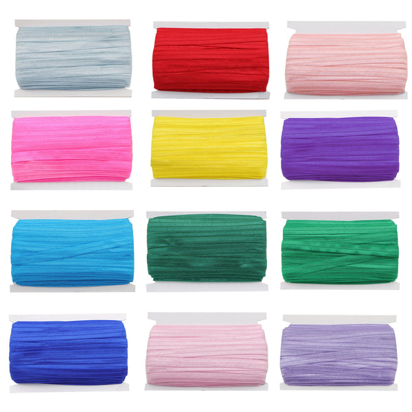 1 Roll,5 Yards/roll 16mm/0.63inch Solid Color Elastic Ribbon Spandex Elastic Band For Sewing Lace Trim Waist Band Garment Accessory Sewing Accessories