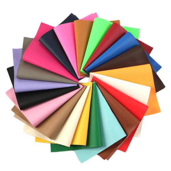 1pcs plain color Faux Synthetic Leather  7.7*12.9inch Fabric Sheets For DIY Bows, Waist Belt, Earrings, Handbag, Phone Case, Pencil Case ,Shoes Bags Artificial Leather Crafts Handmade Material