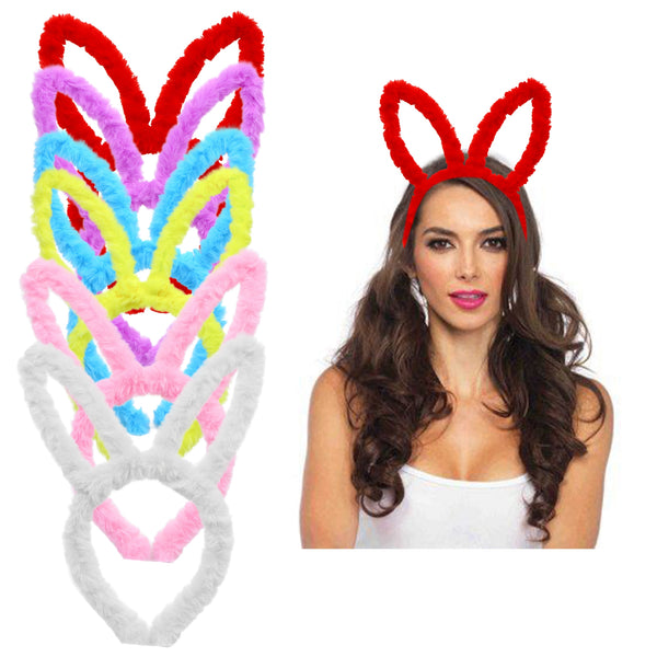 1PC Cute Velvetl Bunny Ear Hair Band,Rabbit Ear,For Themed Party Dress Up Headband,Valentine's Day Party,Easter Decoration