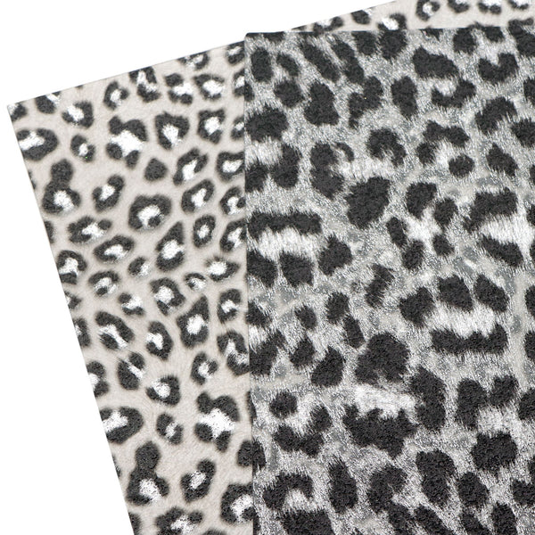 1 Piece Leopard Faux Leather Fabric,7.87x12.99inch,Transparent PVC Material Synthetic Leather- Perfect For Diy Earrings, Bag,Hair Bows, And Crafts