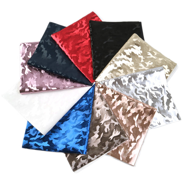 10Pcs/Set 7.87x12.99inch Camouflage Pattern Faux Leather Set Solid Color Synthetic Leather Fabric Sheets for DIY Earrings Hair Bows Crafts Projects