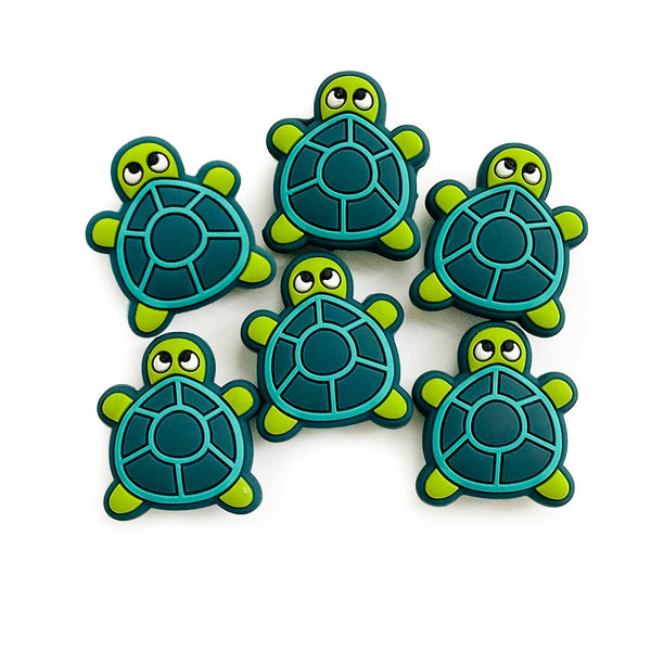 1Pc Silicone Animal Turtle Beads - Sea Tortoise Spacer Beads for DIY Jewelry Making Supplies - Perfect for Pen Keychain Phone Chain Crafting Projects