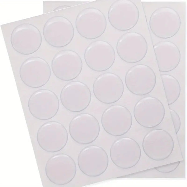 25pcs 1inch Shiny Clear Epoxy Resin Dome Stickers - Round & Heart Shape - Durable Adhesive for DIY Jewelry, Pendant Caps, Magnets, Art Crafts, Scrapbooking & Card Making - Perfect for Personalized Gifts