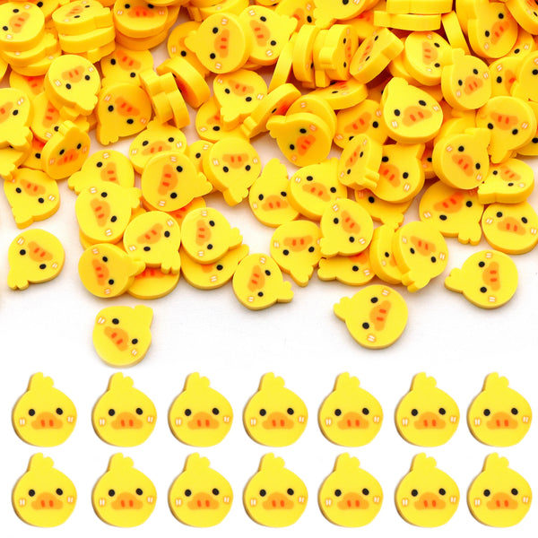 Duck thick slice polymer clay, 10g Pack - Perfect for DIY Phone Cases & Nail Art, cute Crafting Essentials