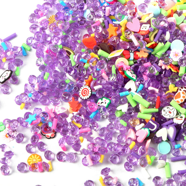 10g/pack Halloween Soft Polymer Clay Slice Skull Candy 3D Charms Transparent Beads for DIY Nail Art Decorations Supplies Holiday Manicure Design For Professionals Accessories Slime & Resin Crafts Jewelry Making Crafts